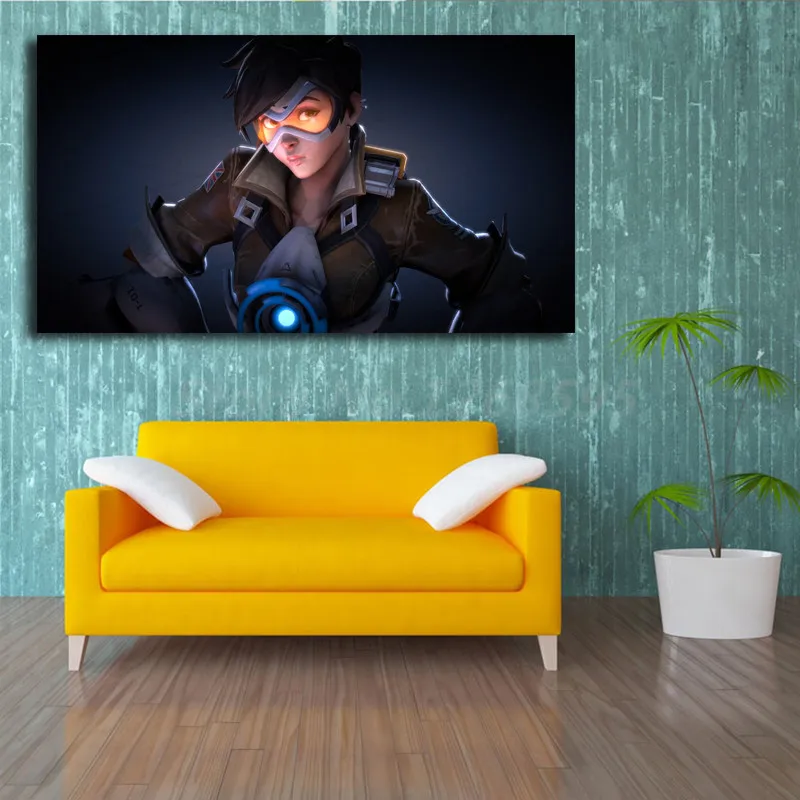 Tracer Overwatchs художественные работы 4K обои настенные Холст Плакаты печать картины