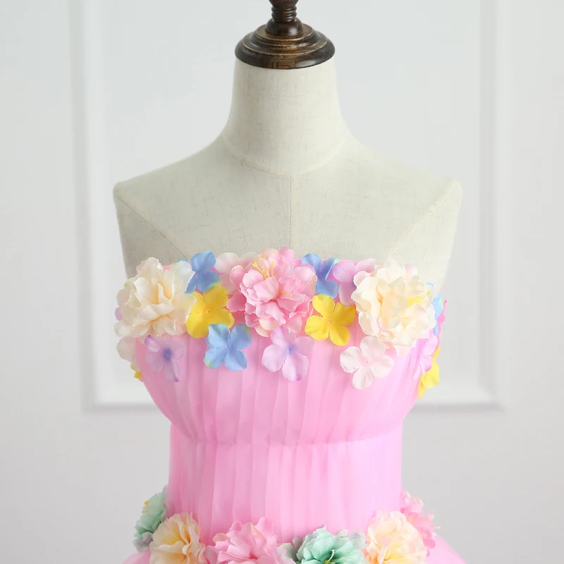 Женское бальное платье Mrs Win кружевное с цветами и кристаллами | Свадьбы торжества