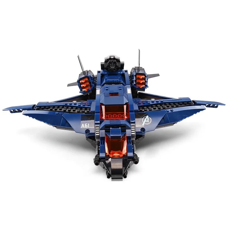 07122 Супер Герои модель Avengerss Ultimate Quinjet Совместимость с Legoing 76126 строительные блоки
