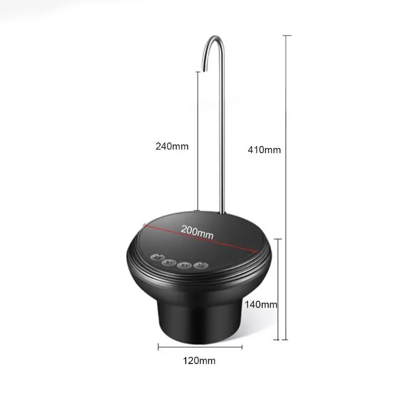 Портативный автоматический насос для откачки воды в бутылках Электрический диспенсер для воды USB Перезаряжаемый водяной насос Питьевая Бутылка 1,2/л