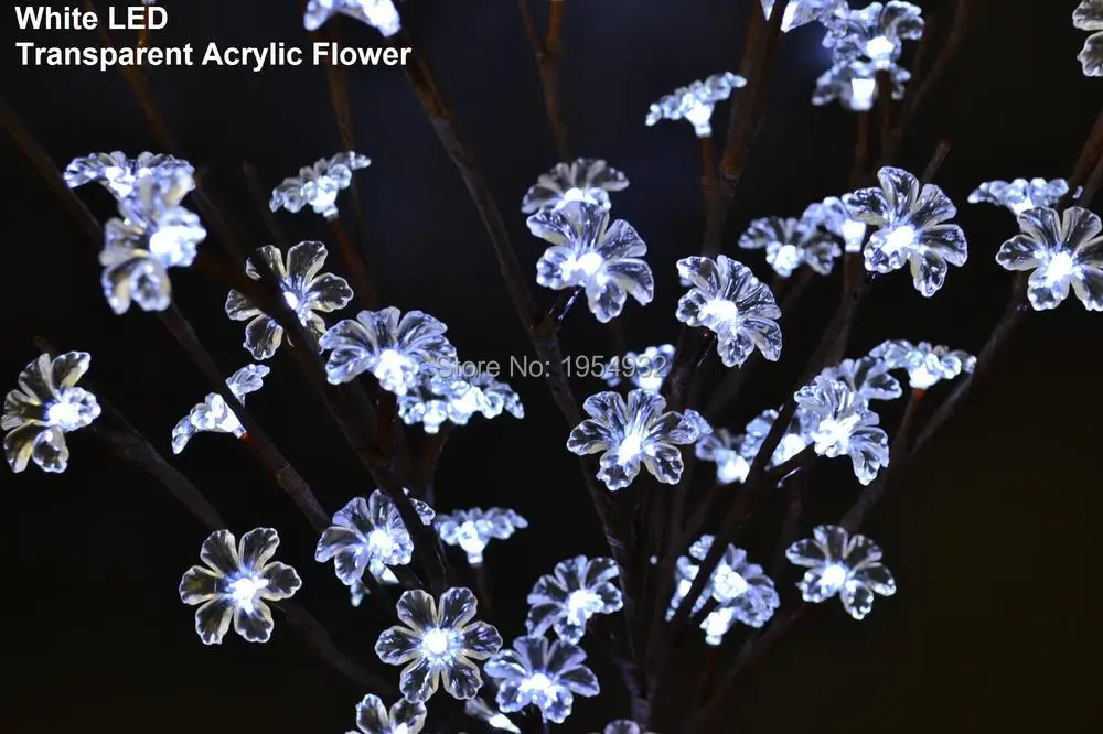 Светодиодная лампа в виде цветка акриловая ветки 20 дюймов 60 светодисветодиодный