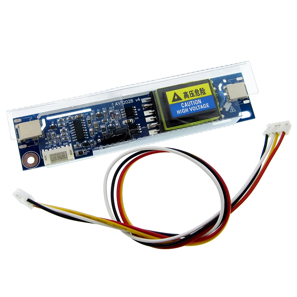 AVT2028 Universal Inverter LCD Laptop Monitor 2 Lamp 10-28V for 10-26'' Widescreen Backlight For Screen Module DC To AC Board |