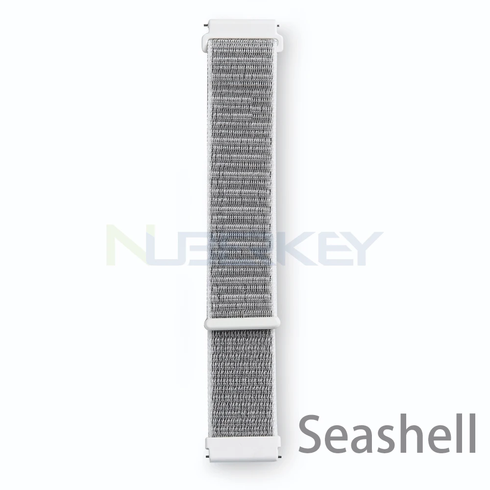 Seashell Спортивный сменный тканый нейлоновый ремешок для Fitbit Versa, дышащий регулируемый ремешок с застежкой, ремешок для часов Fitbit Versa, Смарт-часы - Цвет: Seashell
