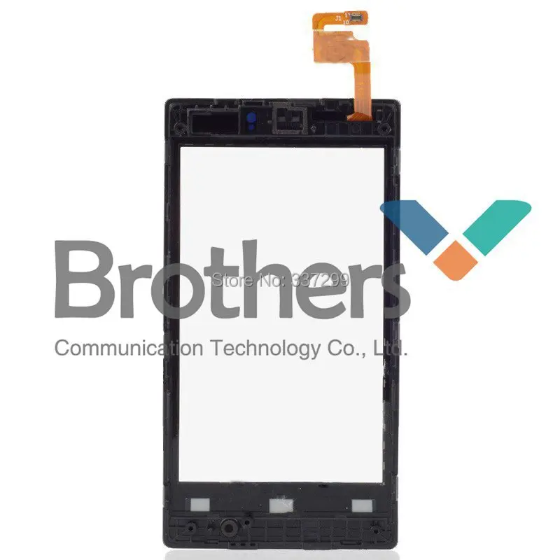 Горячая Распродажа совершенно новый черный Сенсорный экран дигитайзер с рамкой