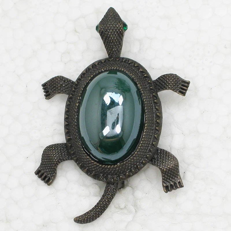 Антикварная бронзовая брошь в форме черепашек C610 D|rhinestone brooch|pin broochbrooch turtle |