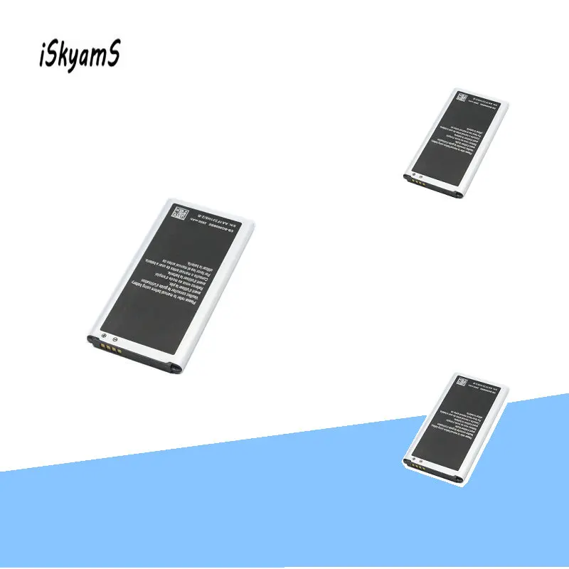ISkyamS 3x2800 мА/ч EB BG900BBE BG900BBC запасная батарея для Samsung Galaxy S5 SV I9600 G900A G900P G900T G900V|Чехлы с