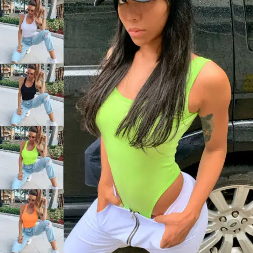 Женский комбинезон хальтер клубный без рукавов сексуальный облегающий пляжный