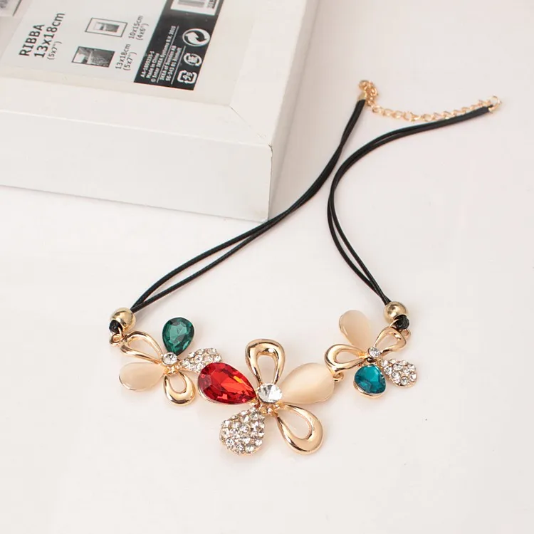 Новинка 2021 хит модная цепочка из веревки богемский цвет кристалл опал пять