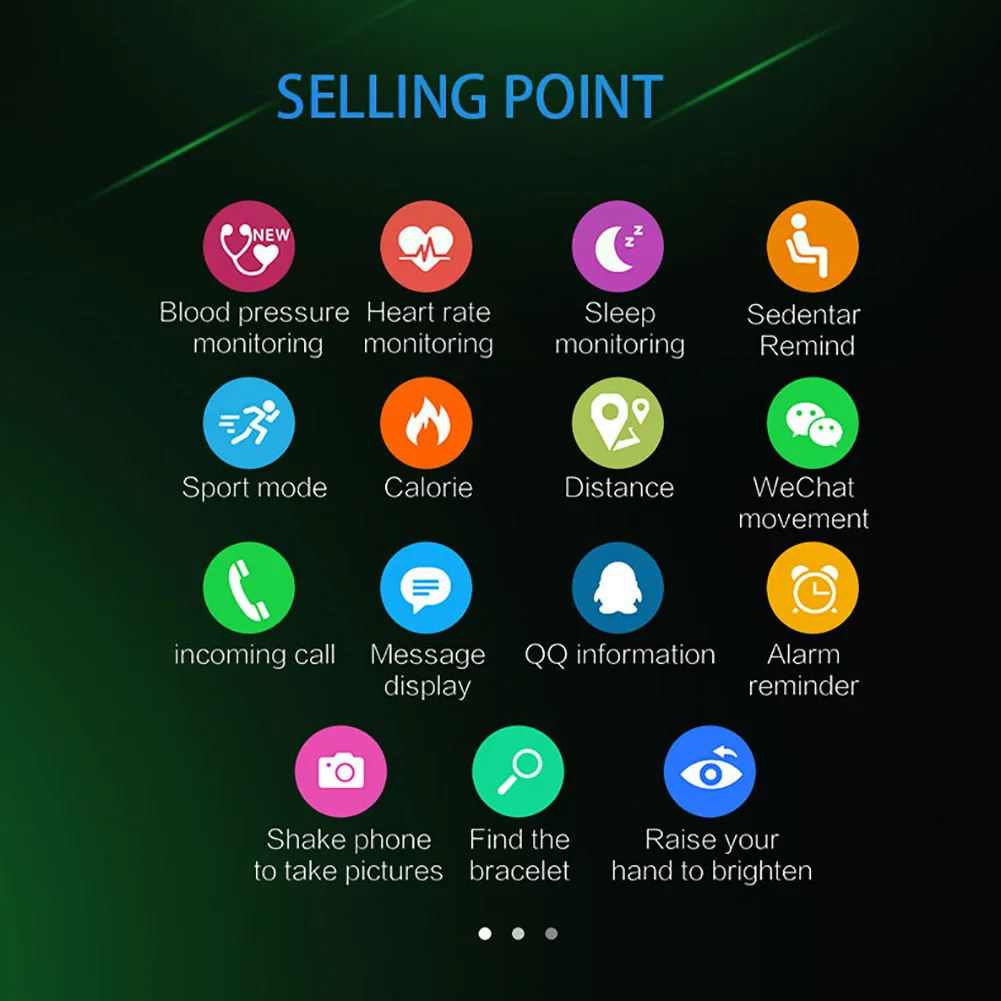 Sanwood спортивные цветной экран монитор сердечного ритма Водонепроницаемый Фитнес