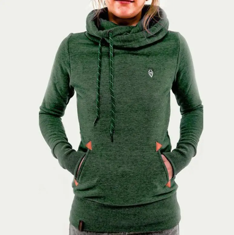 green hoodie Одноцветный Сплошной Цвет Простой Свитшот Спортивная Кофта 5xl Больше Плюс Сайз Кофта С Капюшоном С Карманы 4xl Каваи Водолазка Кофта С Капюшоном Туника Длинный Рукав Женщина Длинная Линия Шнурок Толстовка Капюшон - Цвет: green hoodie