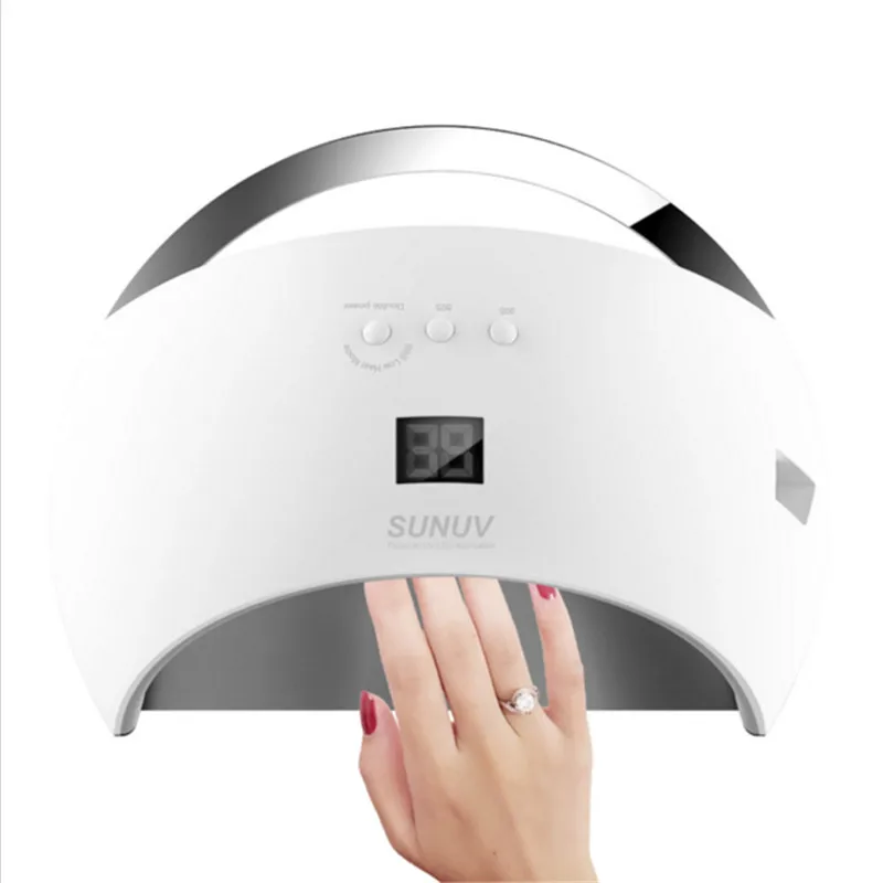 SUN6 48 Вт Светодиодная ультрафиолетовая лампа Сушилка для ногтей умная сушилка с