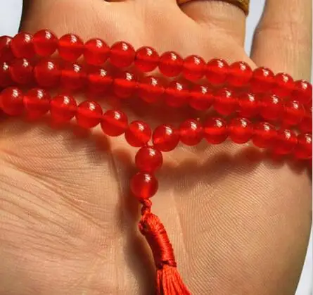 Фото 6mm Tibetan Buddhism 108 red stone Prayer Bead Mala Necklace Украшения и аксессуары 6mm Tibetan Buddhism 108 red stone Prayer Bead Mala Necklace Украшения и аксессуары