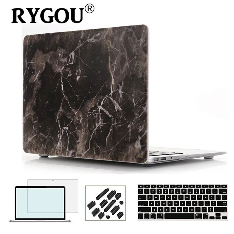 RYGOU чехол с мраморной текстурой для Apple Macbook Air Pro retina 11 12 13 15 дюймов для Mac book Pro 13 15 A1706 A1707 A1708 чехол - Цвет: DL-20