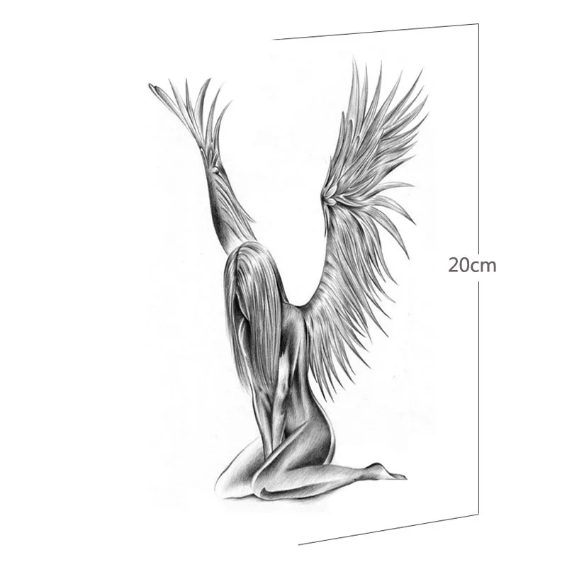 Бумажная тату-бумага временная 3D модная поддельная тату-наклейка на руку и ногу