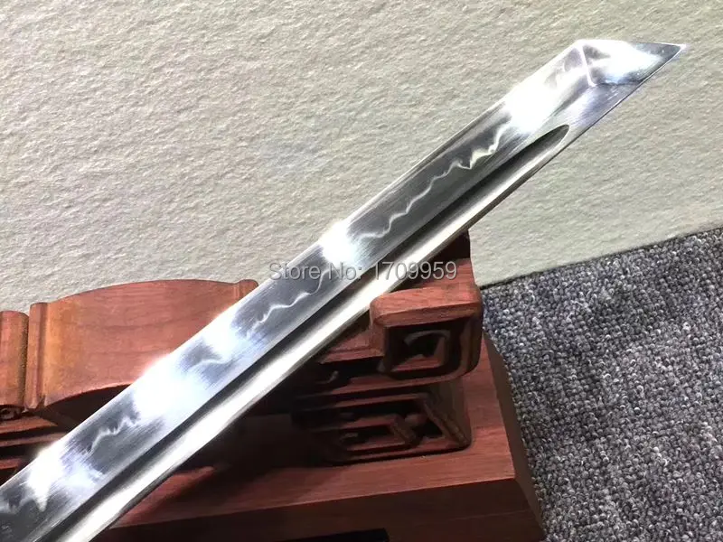 Матовый японский меч ниндзя катана T10 из твердого дерева закаленный стальной