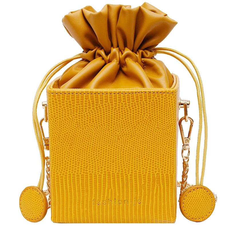 

Bags for women handbag designer Advanced sense mini new texture bucket bag shoulder Messenger bag wild chain bag