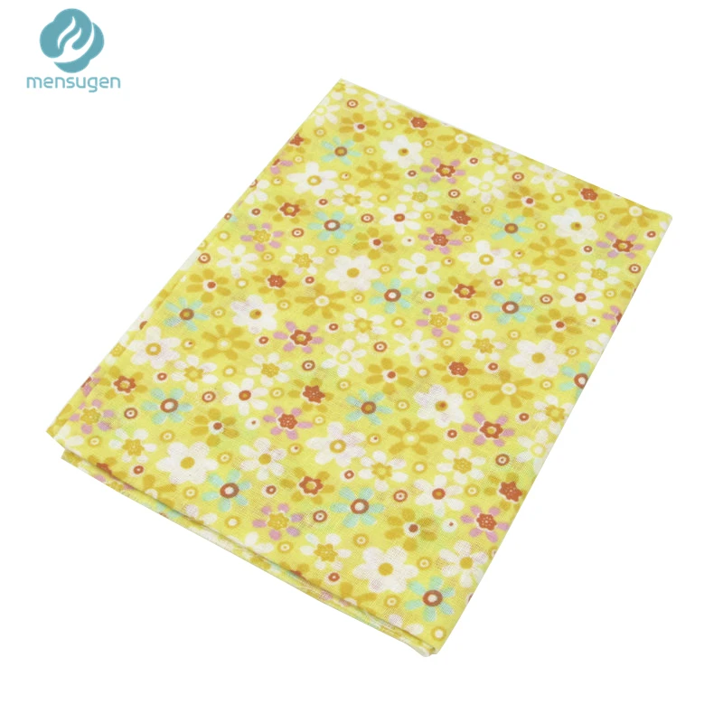 7pcs Yellow 100% Cotton Quilts Fabric for DIY Sewing Patchwork Kids Bedding Bags Tilda Doll Baby Cloth Textiles 50*50cm