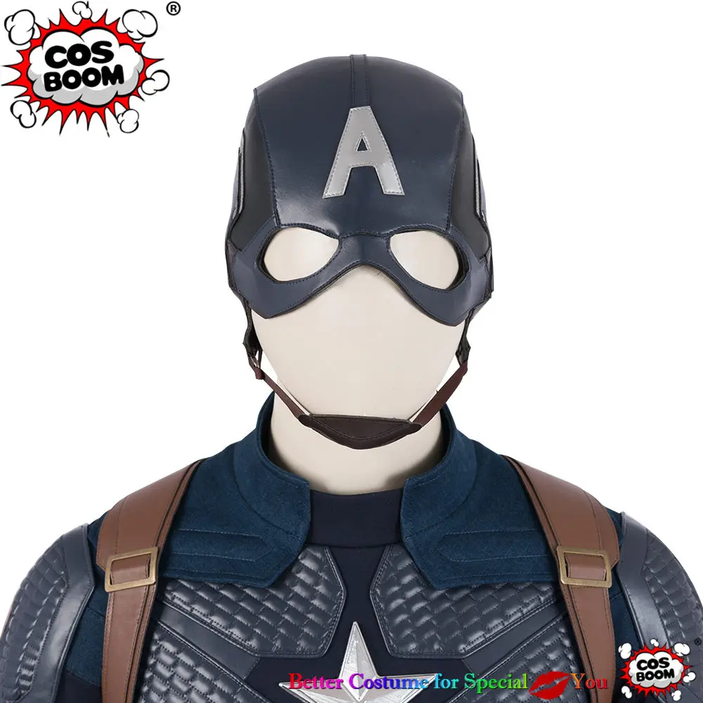 COSBOOM новинка Капитан Америка Мстители костюм для косплея мужской карнавальный на