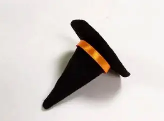 Черный DIY шляпа для ухода за собакой на Хэллоуин мини-шляпа ведьмы украшение подарок ручная работа кошка заколка для щенка Топ Шляпа заколка для волос 30 шт./лот - Цвет: Черный