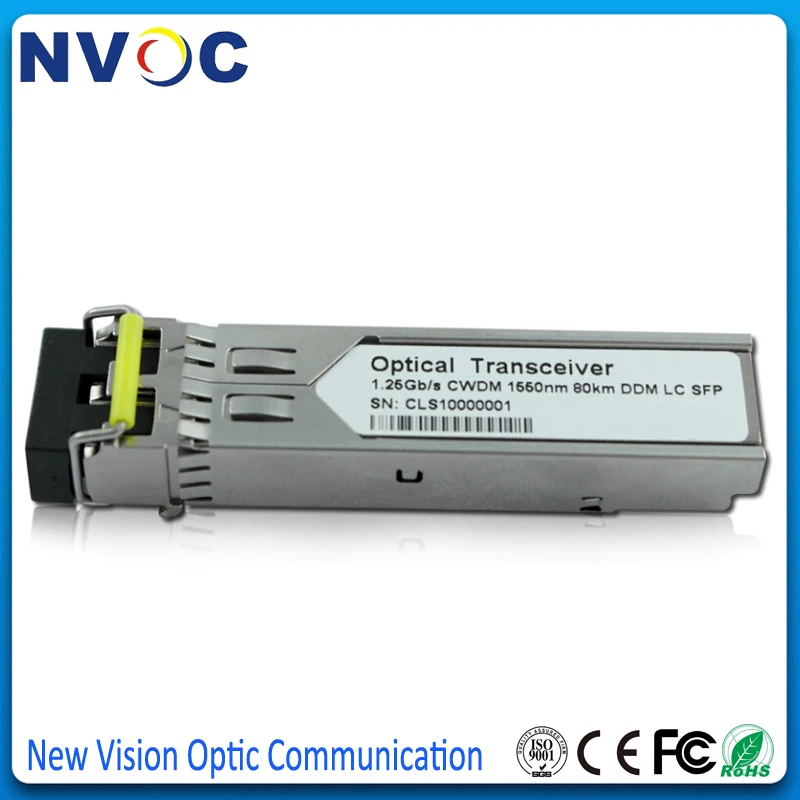 1 25G 80KM 25 нм CWDM LC SFP оптоволоконный трансивер с функцией DOM G двойной оптический
