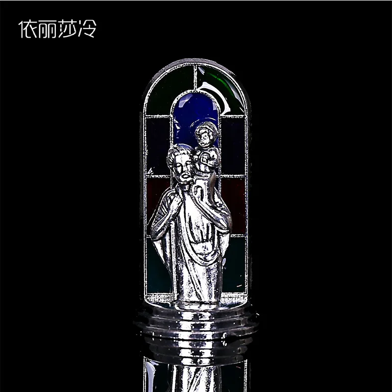 200 pieces. St. Christopher metal statue Jesus cross statue. Color virgin mary | Украшения и аксессуары