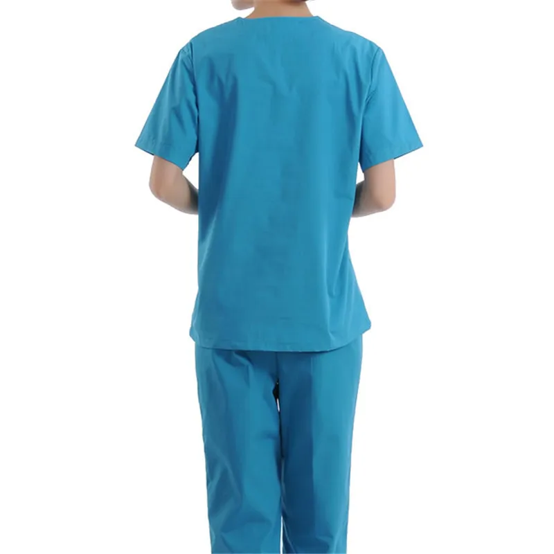 Женская летняя униформа для медсестер с v образным вырезом медицинский набор
