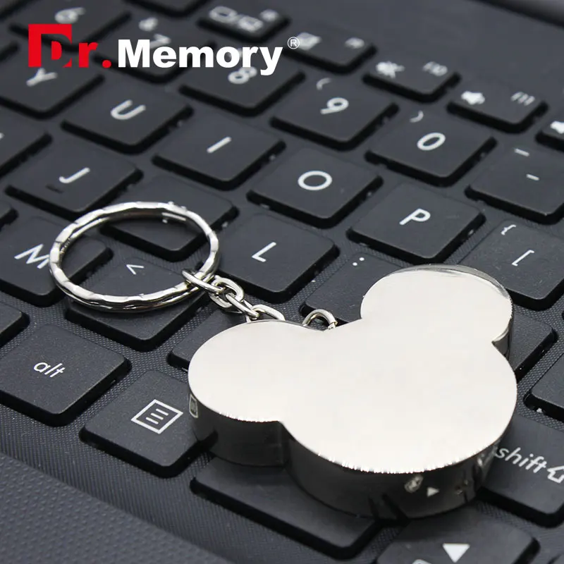 Мультфильм Мышь металлический флэш накопитель USB 2 0 мини 4 ГБ 8 16 оперативной