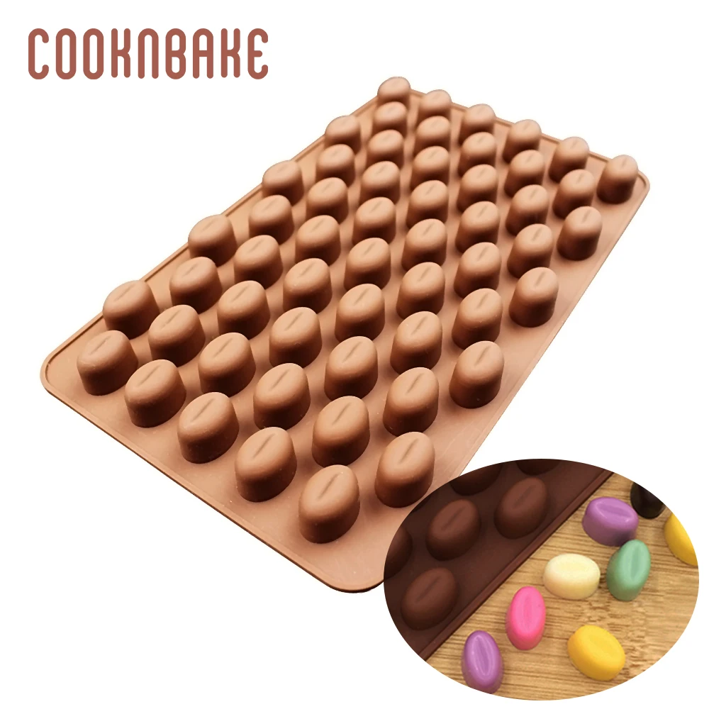 COOKNBAKE силиконовая форма для шоколада, кофейных зерен, конфет, клейкий помадка, форма для украшения торта, кондитерский инструмент, ледяная форма для желе для мыла, пудинг - Цвет: CDSM-564
