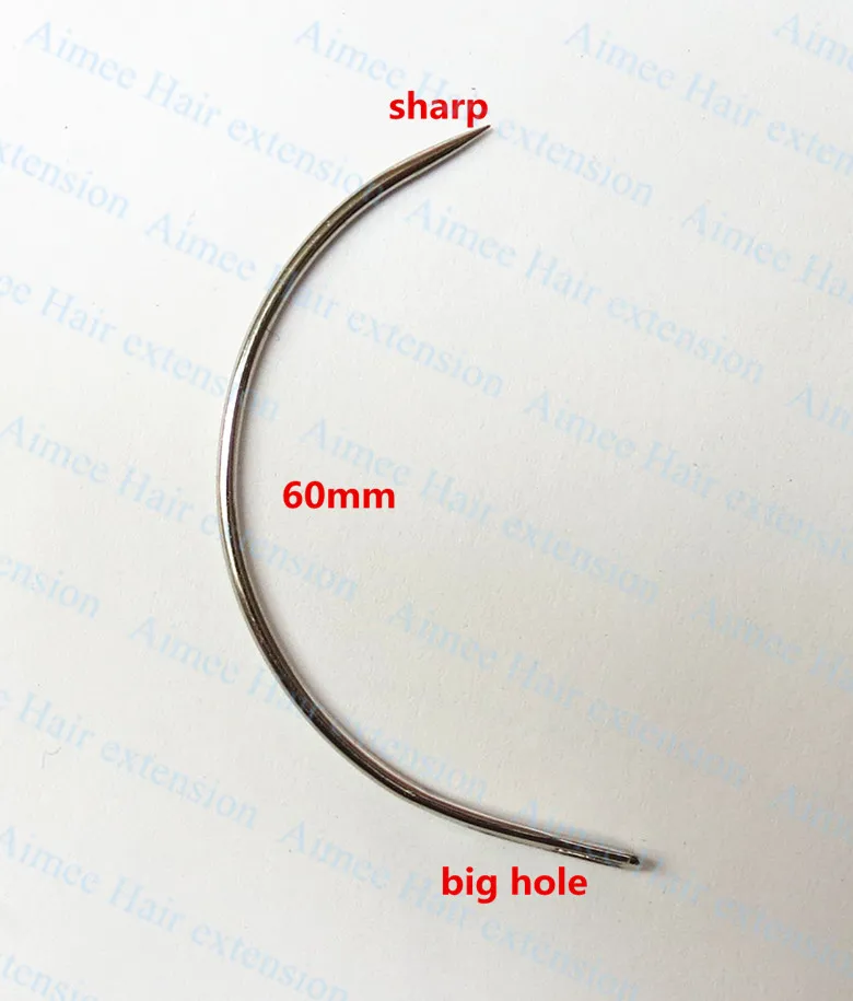 Бесплатная доставка 1 набор игл для плетения волос + ниток (50 с Катушка полиэстер