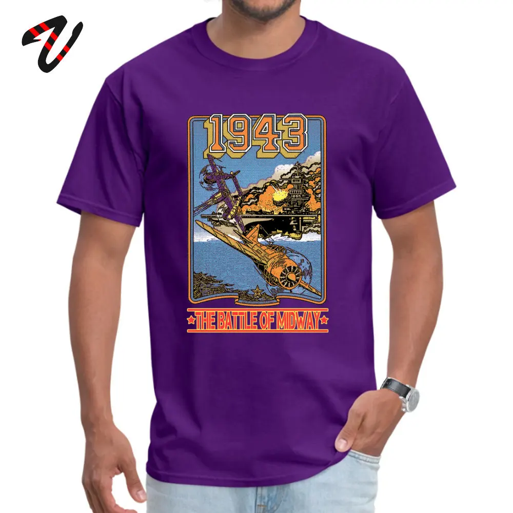 Рубашка с принтом Битва за мидвей топы футболки новинка 2019 мужские рукавом Парк