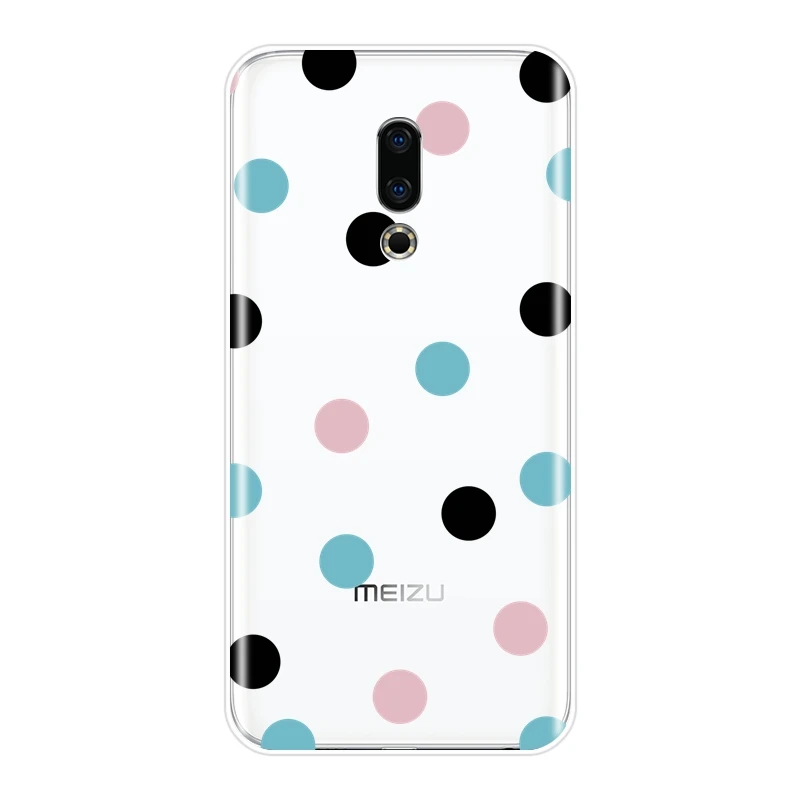 Мягкий силиконовый чехол для телефона Meizu 16th 16x15 Lite 16 Plus белая задняя крышка в