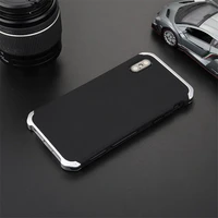 luxury armor metal aluminumpc heavy duty phone protection cover for iphone x xs max xr 7 8 plus phone case coque
