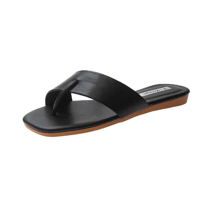 Женские шлепанцы SLHJC стильные летние сандалии Стильные уютные на плоской подошве