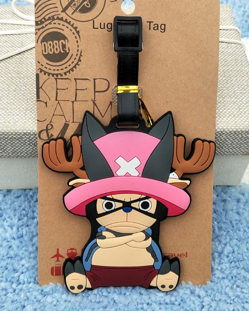 see chart IVYYE one piece Luffy Chopper аниме аксессуары для путешествий багажная бирка на чемодан ID адрес портативный держатель тегов багажная этикетка Новинка - Цвет: see chart