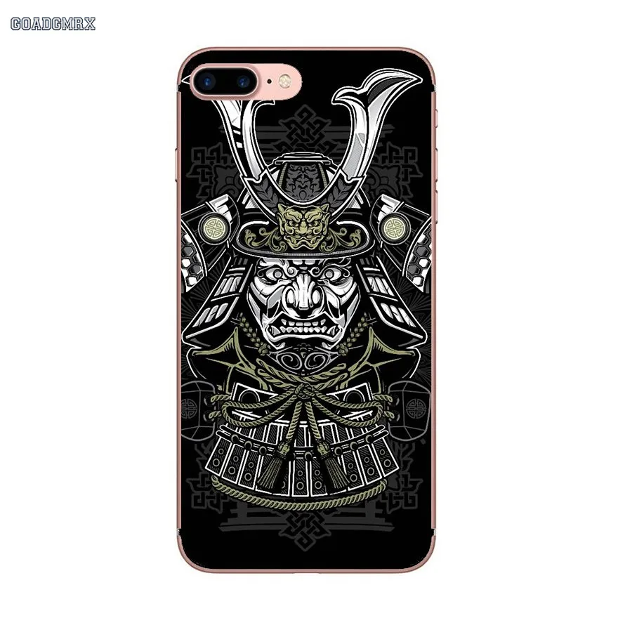 Transparent Soft Cases Covers Japan Samurai Printing Drawing For iPhone 6 6S 7 8 Plus X XS MAX XR 4 4S 5 5S SE 5C | Мобильные