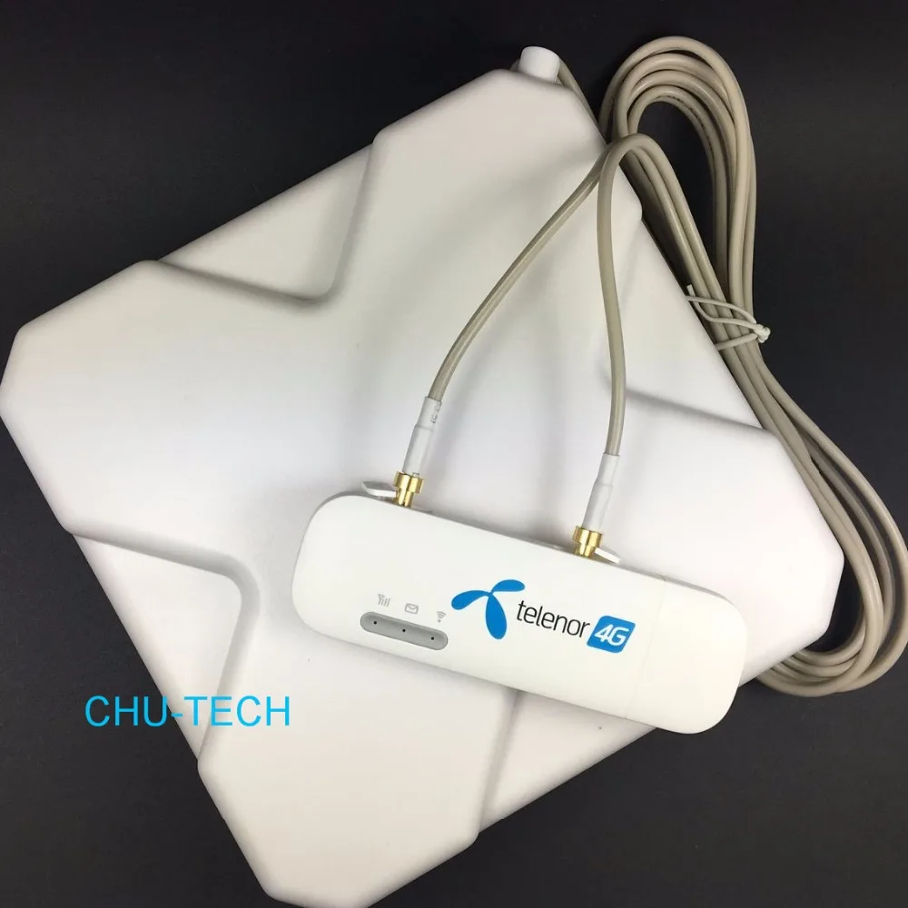 Оригинальный разблокирована huawei E8372 + 4G антенный усилитель сигнала usb Wi Fi модем