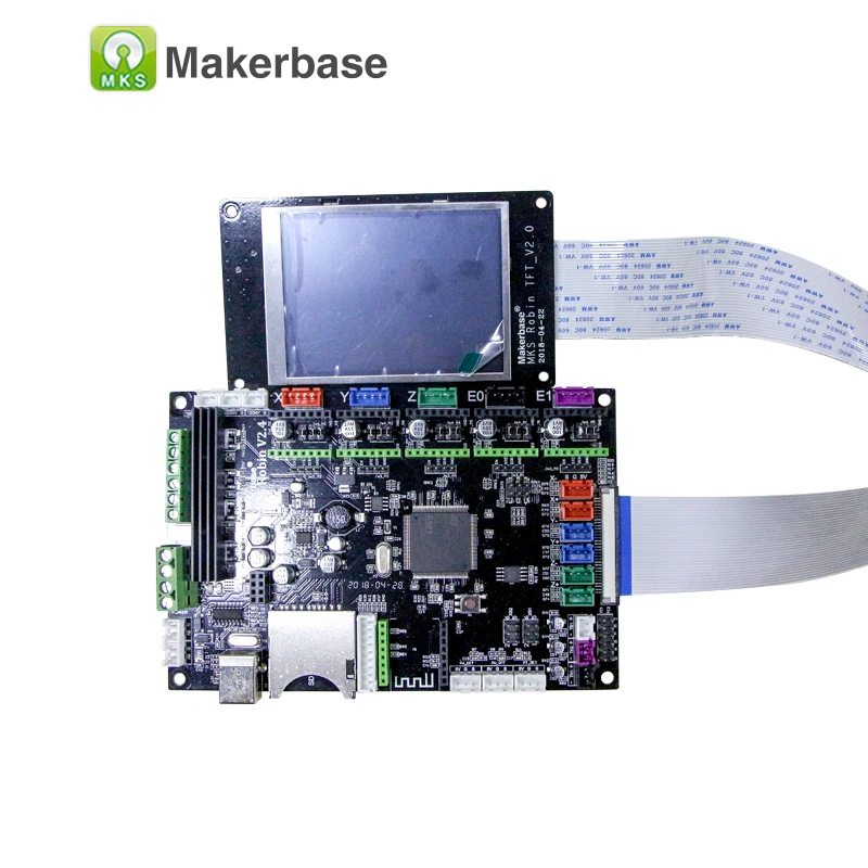Makerbase MKS Robin 32Bit Control Board 3D Printer parts mainboard support marlin2.0 controller board with TFT Touch Screen - купить по
