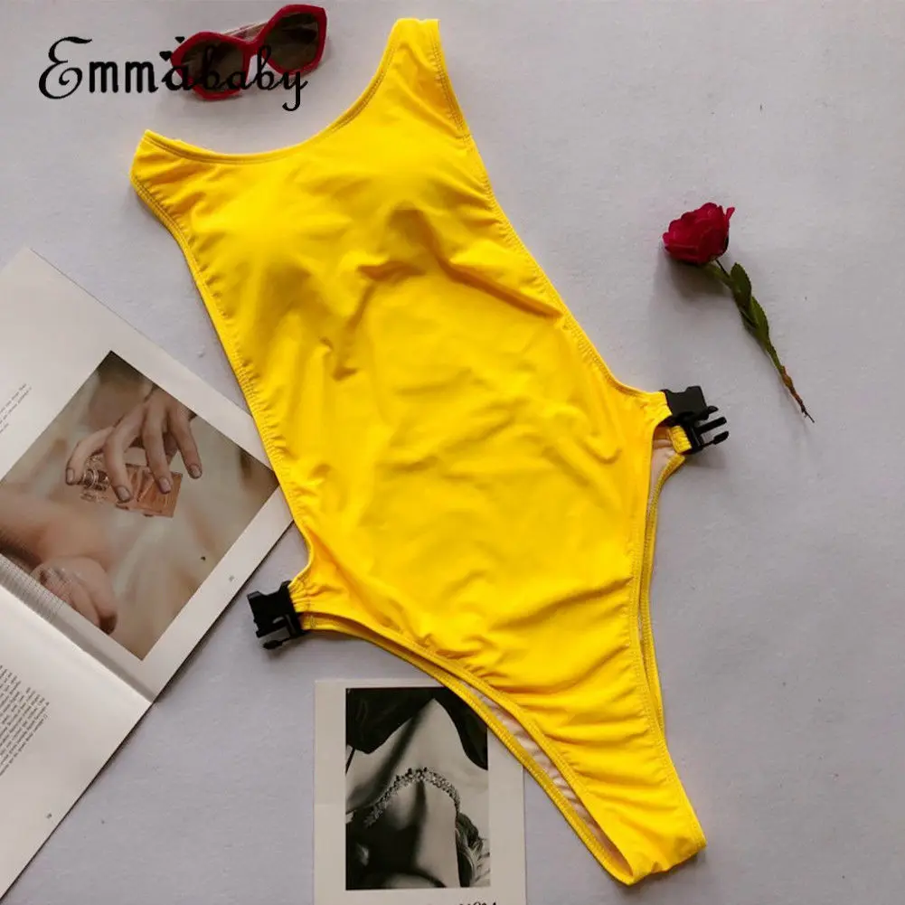 Фото New Sexy Womens One-Piece Solid Swimsuit Beachwear Swimwear Push-up Monokini Bikini Bathing maillot de bain femme 2018 Спорт и New Sexy Womens One-Piece Solid Swimsuit Beachwear Swimwear Push-up Monokini Bikini Bathing maillot de bain femme 2018 Спорт и
