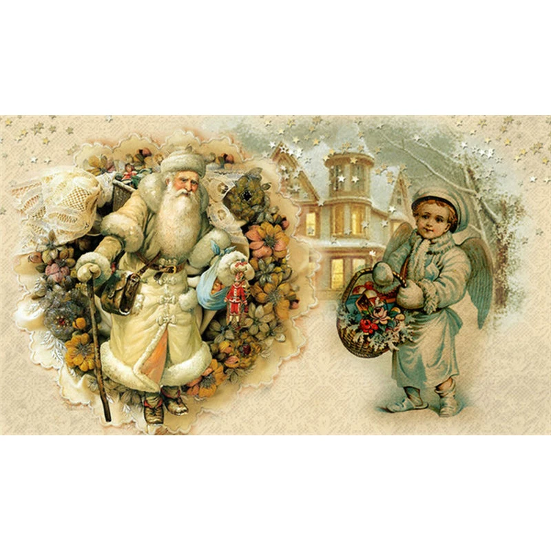 

YIKEE Embroidery Angel Diamond Handmade Wall Decor Scenery Mosaic Crystal 5d Diy Diamond Painting Full Drill y886