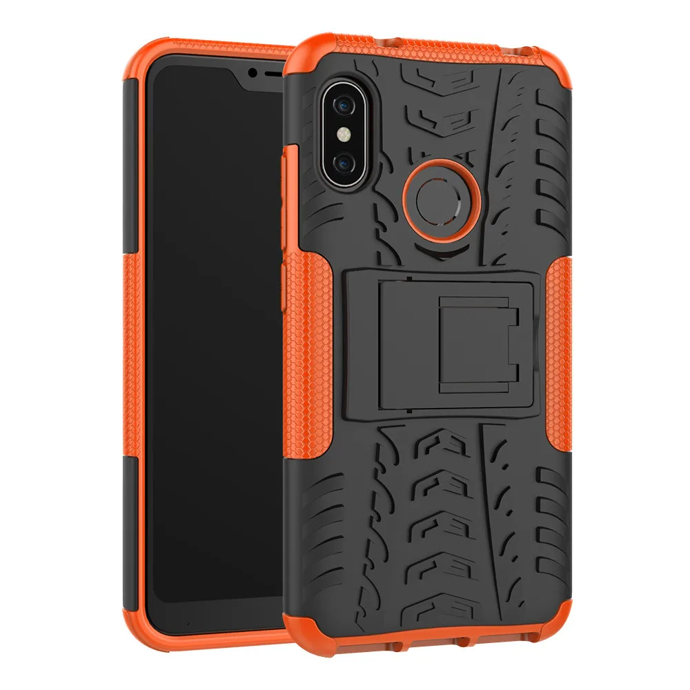 Оранжевый BYHeYang для Xiaomi mi A2 Lite чехол для mi A2 Lite чехол силиконовый бампер гибрид чехол из поликарбоната для Xiaomi mi A2 Lite, Не доставая его из чехла mi A2 Lite - Цвет: Оранжевый