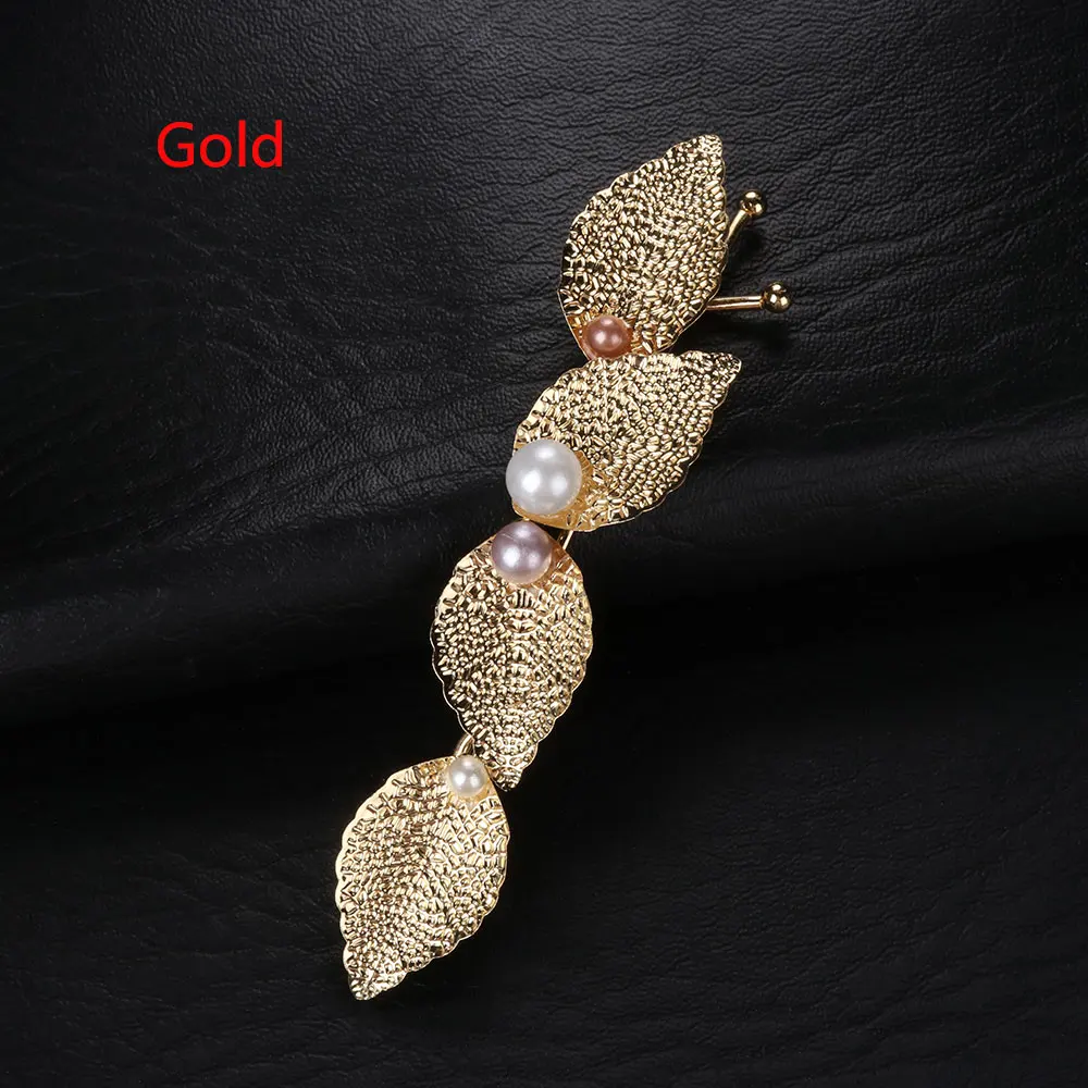 style C-G 1 шт., корейская мода для женщин и девушек, шикарные элегантные головные уборы, кристаллы, стразы, заколка для волос, листья, заколка, Бабочка, любовь, в форме заколки - Цвет: style C-G