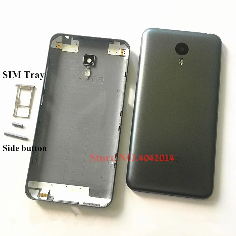 Оригинальная крышка корпуса для Meizu Meilan Note 2 M2 задняя запасные части Боковая