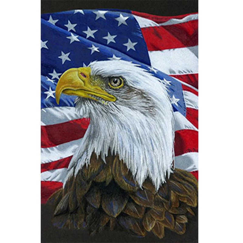 

Animal eagle fllg full 5D diy Needlework embroidery pattern resin mosaic diy diamond painting 3d cross stitch kits room decor