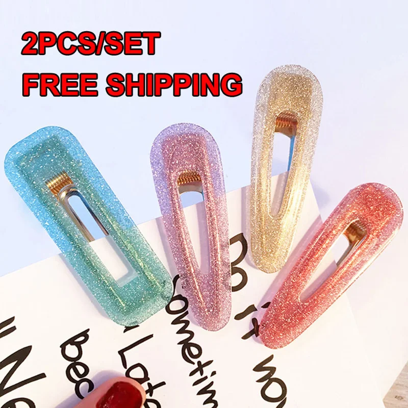 Коми 2 шт./компл. уксусной кислоты заколка для волос Для женщин нарисованной