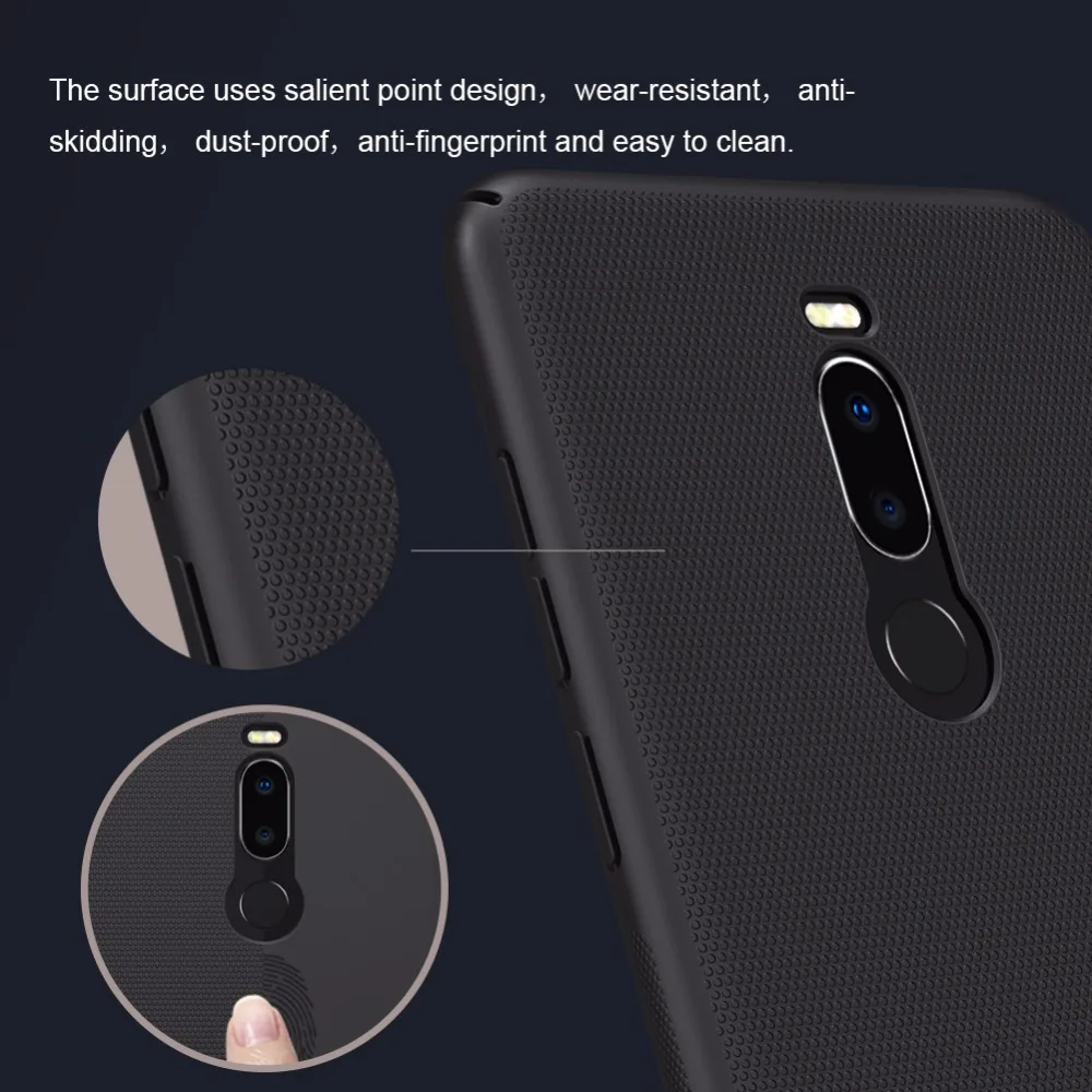 MEIZU Note 8 чехол NILLKIN Супер Матовый экран матовая жесткая задняя крышка из ПК чехол Подарок держатель для телефона