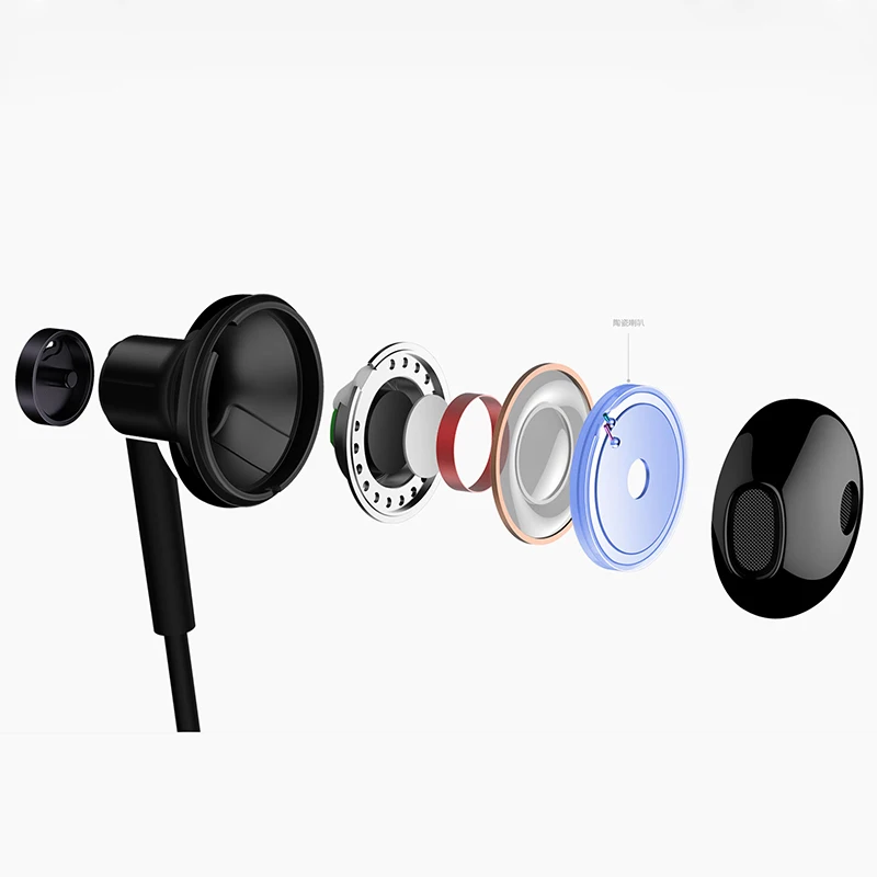 Новинка 2018 оригинальные гибридные полувкладыши Xiaomi DC 3 5 мм наушники с микрофоном