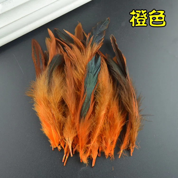 Sale 100pcs / lot cheap pheasant feather 5-8inch13-20cm natural color rooster feathers DIY chicken jewelry plume | Дом и сад