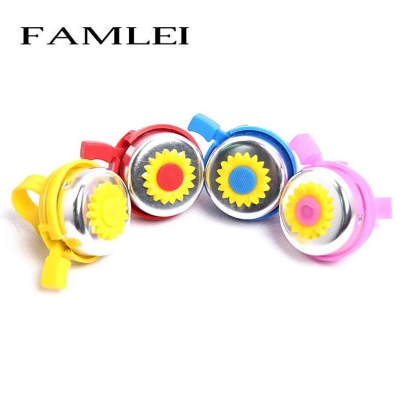 

Q022 Бесплатная доставка Горячая продажа велосипедный Звонок детский велосипед колокольчик цветной колокольчик Подсолнухи и Подсолнух коло...