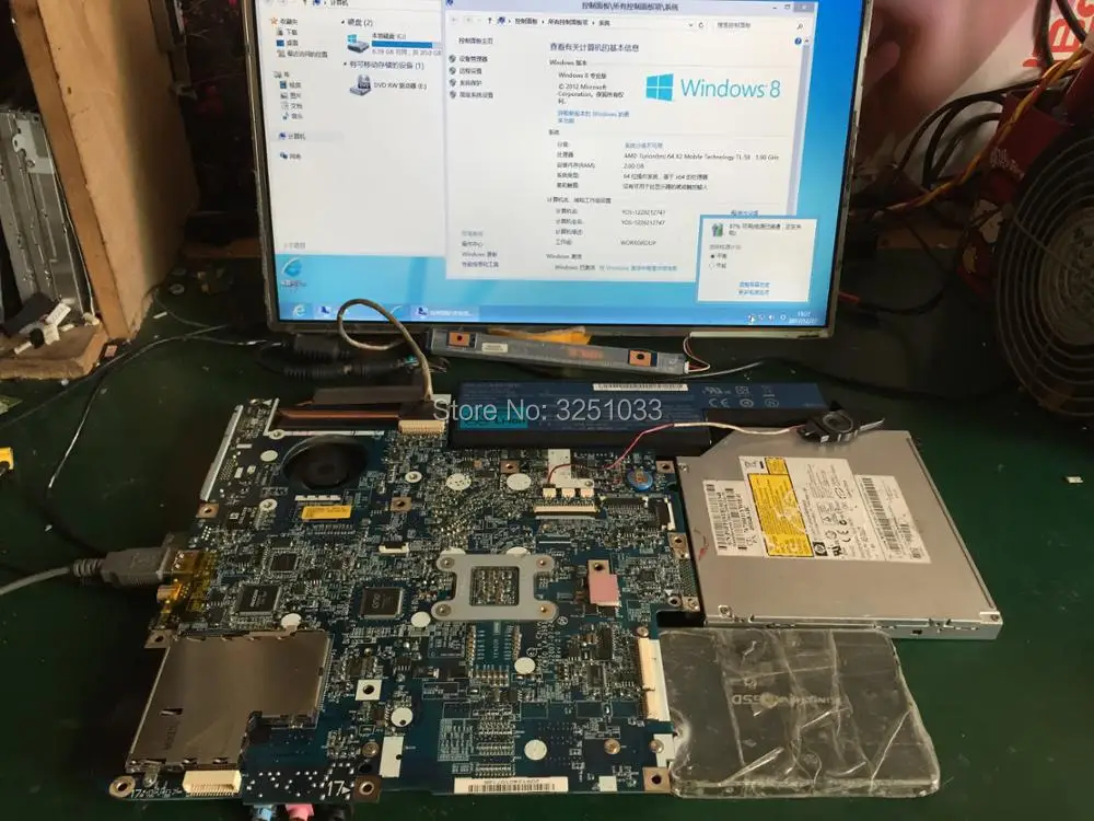 ICW50 LA-3581P для acer Aspire 5520 5520G материнская плата LA-3581P МБ. AK302.005 MB. AK302.002 Протестировано хорошее