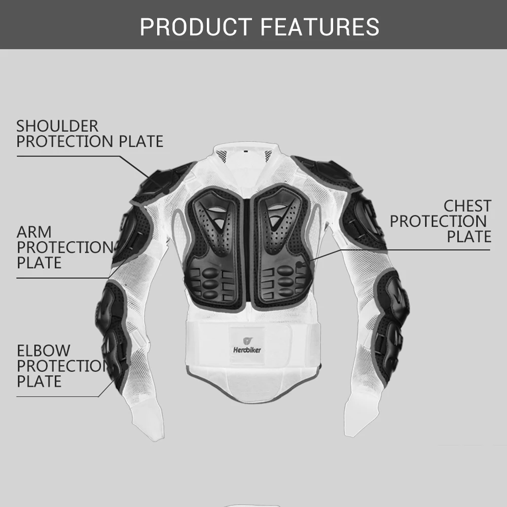 Мотоциклетная куртка HEROBIKER бронированный жилет для езды на мотоцикле нагрудное